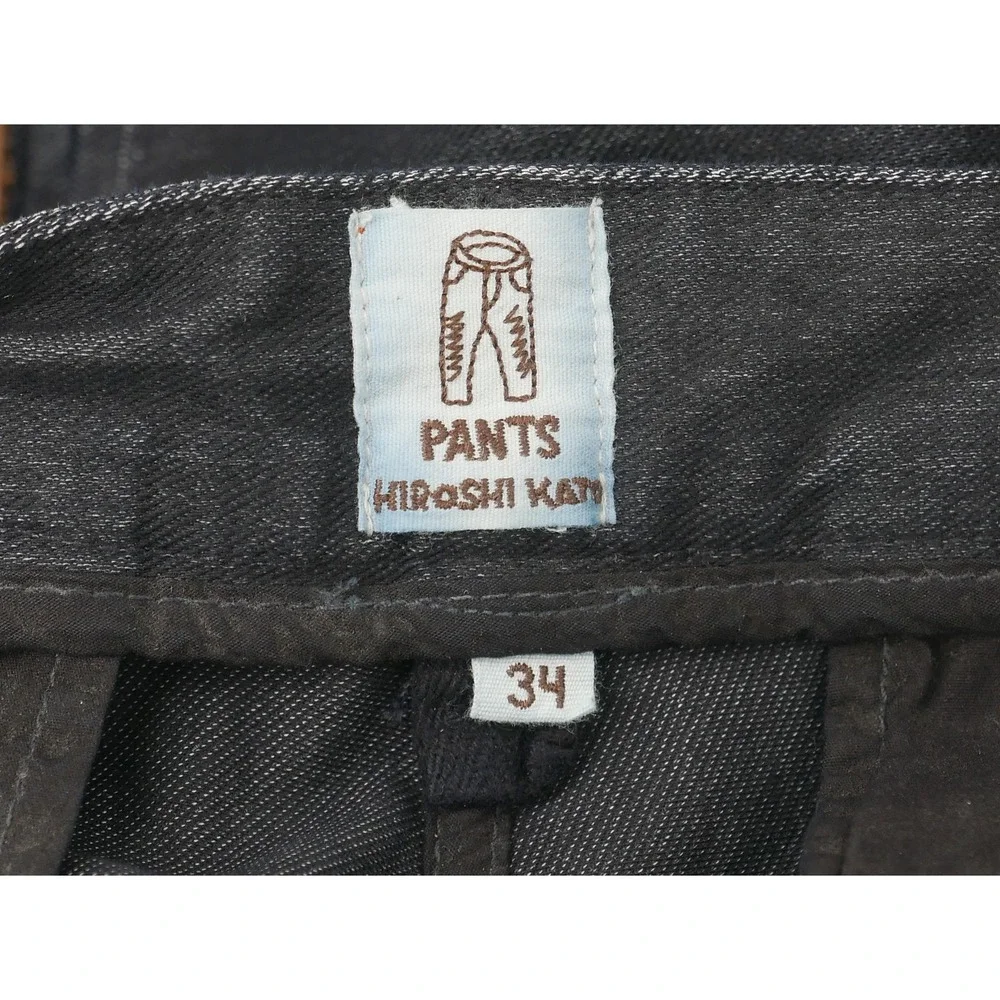 KATO The Axe Slim Chino Pants Navy Denim Stretch Men's 36x33 Made In USA